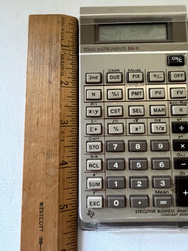 Calculadora de analista ejecutivo de negocios Texas Instruments BA-II - Imagen 4 de 4