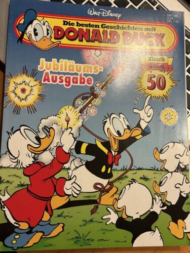 Album - Die besten Geschichten mit Donald Duck Band 50 - Jubiläumsausgabe / Erst - Bild 1 von 2
