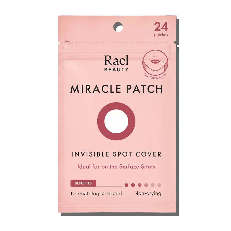 Rael Beauty Miracle Пластырь от прыщей Невидимое покрытие от прыщей 24 КАРАТА