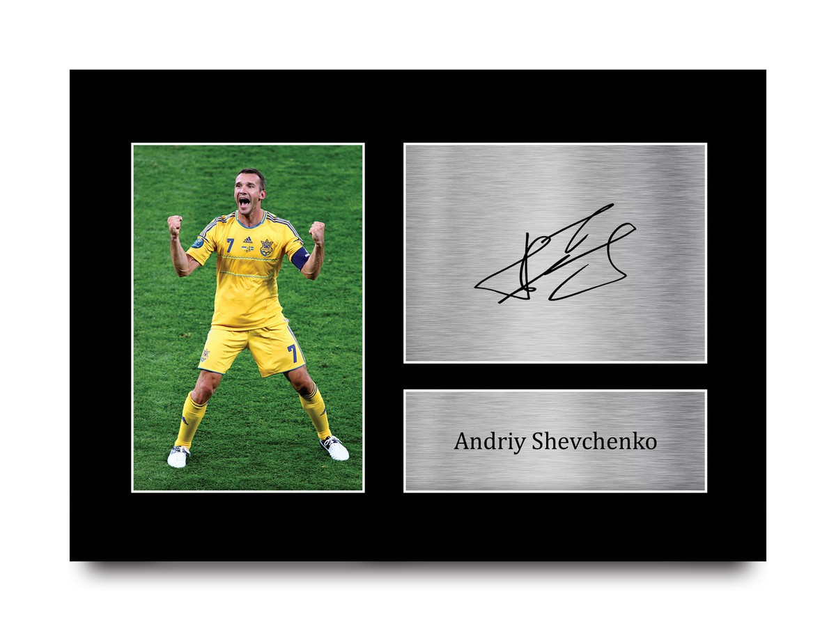 アンドリー・シェフチェンコ サイン Andriy Shevchenko 直筆サイン Historical Auto アンドリー