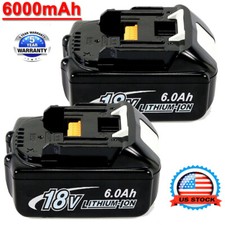 2Pack For Makita 18V LXT 6 Ah Li-Ion Battery BL1860 New B