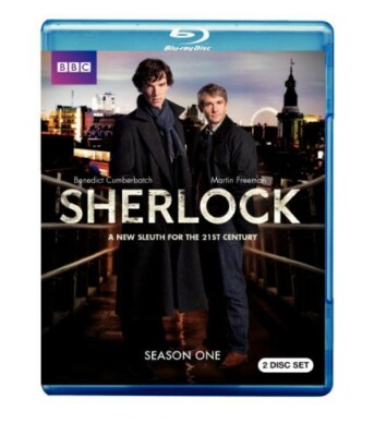 SHERLOCK BLU-RAY The Complete First Season NEW/SEALED BBC Benedict Cumberbatch