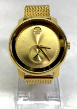 Movado Bold MB.01.1.34.6563 Swiss Quartz Gold Tone Stainless Steel 42mm Watch