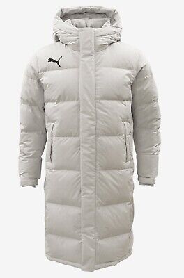 Puma Men Team-Down ASIA Long Padding Jacket Ivory Coat Top Puma Men Team-Down ASIA Long Padding Jacket Ivory Coat Top