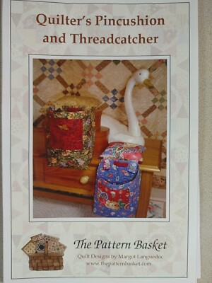 The Pattern Basket 0610 Quilter's Pincushion & Threadcatcher Bag