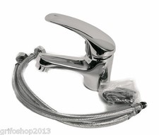RUBINETTO CROMATO LAVANDINO BAGNO MISCELATORE ACCIAIO INOX LAVANDINO LAVABO