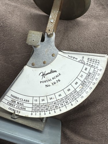 Vintage Hamilton Postal Scale No. 16 Oz. Scale - Picture 2 of 3