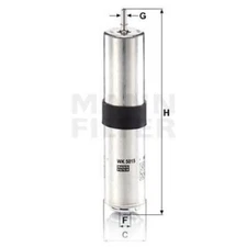 Fuel filter Mann filter WK5015 for BMW 2 Active Tourer