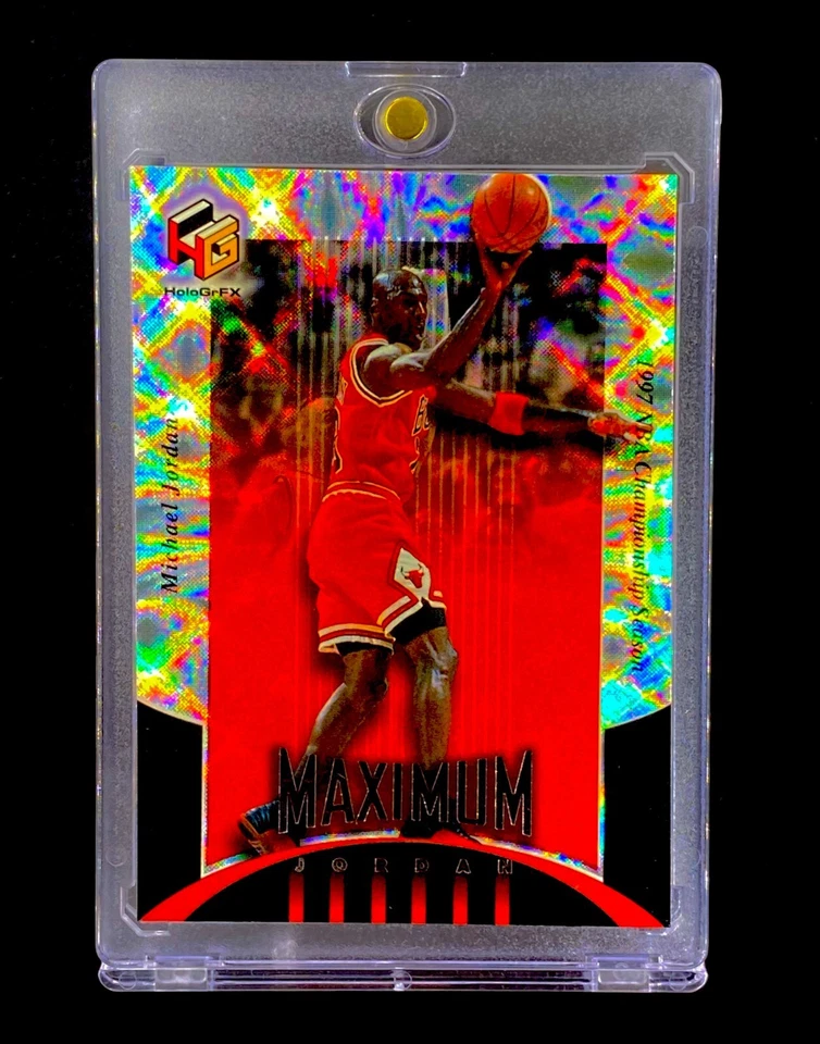 MICHAEL JORDAN DIAMANTE REFRACTOR SP HOLO NBA Tarjeta Rara PLATA - BULLS Foto 2 de 4