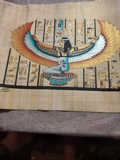 Handmade Egyptian Papyrus with vivid color designs.