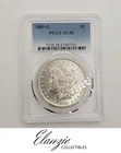 1881-O $1 Morgan Silver Dollar PCGS AU 58, Beautiful Luster, NEW SLAB