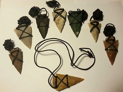 Indianer Anhänger Pfeilspitze punta freccia pointe fleche pendentif ciondolo 