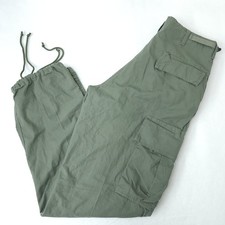 ROTHCO Trousers Army Geen Ripstop Cargo Pants Mens Small Reg 30x33 Vintage 90s