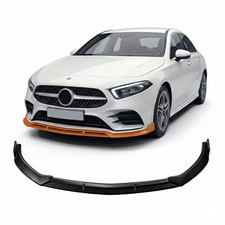 Frontspoiler Lip Gloss Schwarz passend f&uuml;r Mercedes A-Klasse W177 V177 2019
