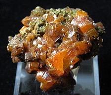 Wulfenite Crystals- 1 1/4"-Ahumada Mine, Lamentos District, Chihuahua, Mexico