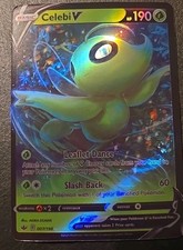 Pokémon Celebi V 007/198 Chilling Reign Ultra Rare W/Beckett Shield NM/M