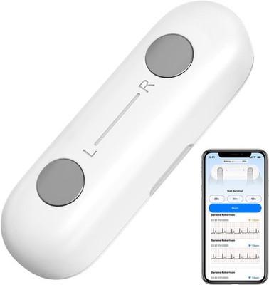 Portable ECG Monitor, Record & Store One-Lead ECG Signals, Monitor & Display