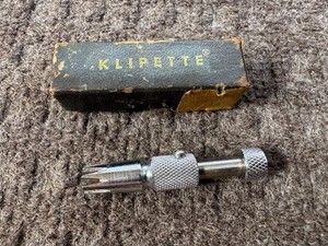 Vintage 1930's Klipette Nose Hair Clipper In Box