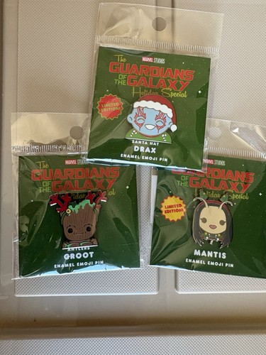 100% Soft - Marvel Guardians of the Galaxy Holiday Special Enamel Emoji Pins