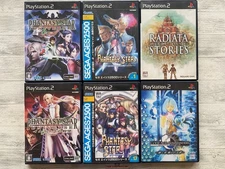 SONY PS2 Phantasy Star Universe & generation Radiata Stories Code Age Commanders