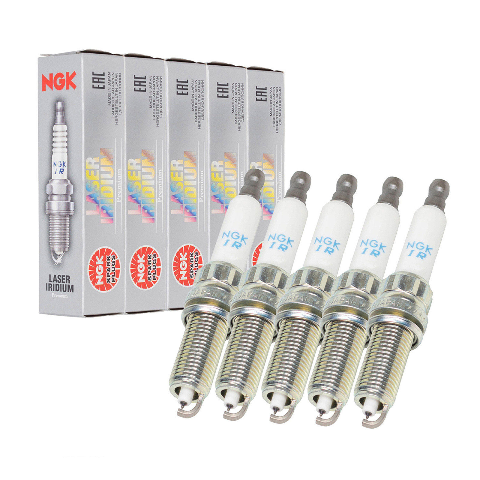 Focus ST 225 RS UPGRADE NGK Laser Iridium Spark Plugs x5 For Ford RS 2.5 MK2
