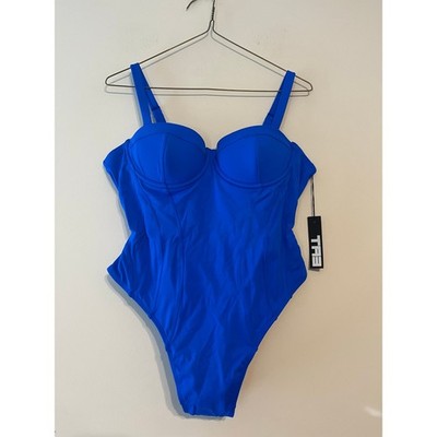 TA3 Hi-Cut Pushy Size XL Short (A Cup) Sapphire Blue