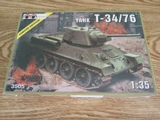 LNIB, Maquette - WWII Russian T-34/76 Tank, 1/35 Scale Model Kit