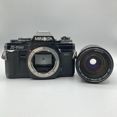 【美品】 MINOLTA X-700 / MD ZOOM 35-70mm Minolta X-700 MPS Film Camera with New MD Zoom 35-105mm F3.5-4.5