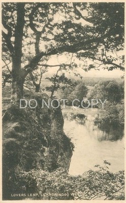 Llandrindod Wells Vintage Postkarte Wales Liebhaber Sprung Landschaft