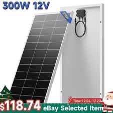 300W Mono Solar Panel 12V Power Charger Home ...