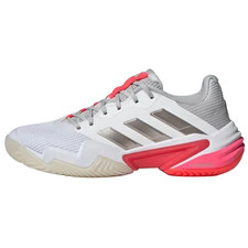 Adidas Barricade 13 Cloud White Champagne Met. Lucid Red Women's - IH2967 Size