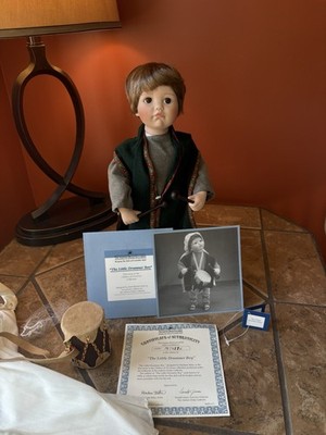  The Little Drummer Boy  Porcelain Doll   Vintage Christmas Collector Edition