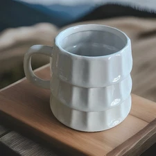 Godiva Belgium 1926 Large Tree Shaped Stoneware Mug 4 1/4" Tall - Christmas Tree