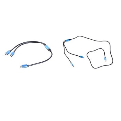 USB C to Twin Type C Charging Cable 480Mbps Data Transfer for Phones and Tablets