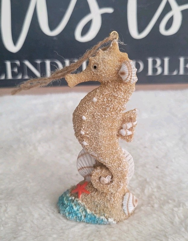 Coastal Themed Seahorse Ornament