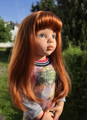 Götz Puppe Happy Kidz Clara 2016 rothaarig 50 cm Stehpuppe unbespielt,  Doll 01