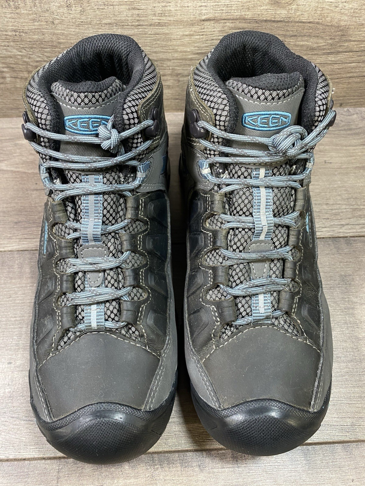 Stivali Keen impermeabili Keen.dry escursionismo passeggio pelle grigia donna taglia 9