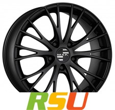 MAK Rennen matt black 8.5x19" ET48 LK5 130 ML 71.6 Alufelgen 19 Zoll