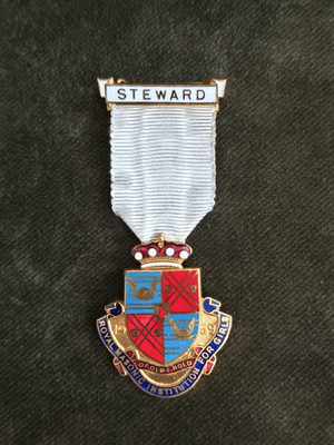 Steward Royal Masonic Institution For Girls 1959. Freimaurer Medaille sehr guter Zustand
