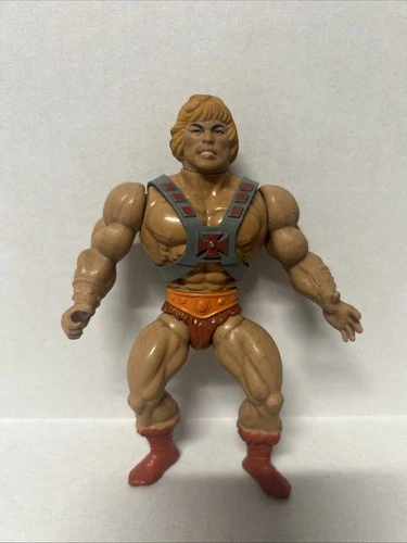 MOTU, He-Man, Masters of the Universe, vintage, original, figure with harness