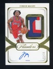 2023-24 Panini Flawless Gold Tyrese Maxey 76ers GU 3-Color Patch AUTO 1/10