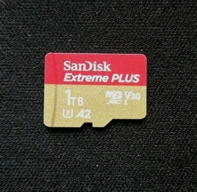 GENUINE SanDisk Extreme Plus 1TB Micro SD Card V30, A2 - Excellent