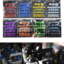 Accesorios para moto Tornillo Tuerca Tornillo Tapa Tapa Cubierta Plástico Cromado Tapón Kits