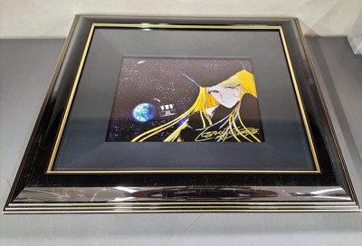 Artspace Piezograph Galactic Railroad 999 Beautiful Metel Used