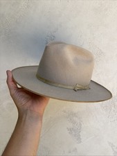 1950s Stetson Open Road Fur Felt Fedora, Size 7-1/4, 3-1/4" Brim 5-1/2" Crown