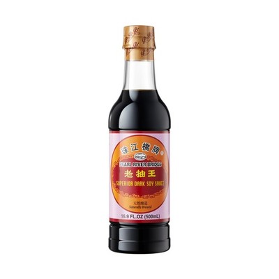 Pearl River Bridge Superior Dark Soy Sauce, Plastic Bottles, 16.9 Fl Oz 