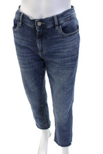 DL 1961 Women Ankle Straight Blue Jeans Size 30