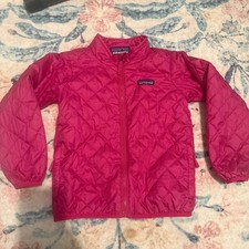 Kids Patagonia Quilted Nano Puff Jacket Pink Size 5t