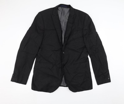 NEXT Herren Sakko Anzugjacke schwarz Größe 42