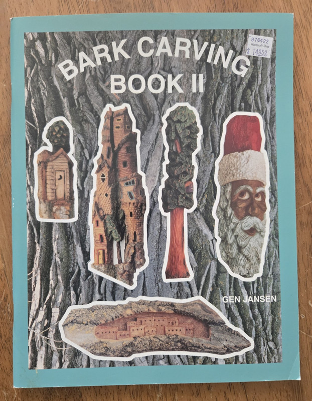 Gen Jansen Bark Carving Book II Woodcarving Instruction Book